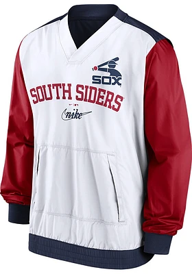 Nike Chicago White Sox Mens Rewind Warm Up Pullover Jackets