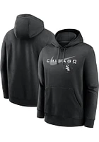 Nike Chicago White Sox Mens Black Swoosh Neighborhood Long Sleeve Hoodie