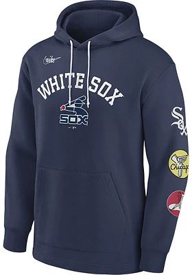 Nike Chicago White Sox Mens Navy Blue Rewind Lefty Fashion Hood