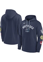Nike Chicago White Sox Mens Navy Blue Rewind Lefty Fashion Hood