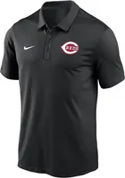 Nike Cincinnati Reds Mens Black Team Agility Short Sleeve Polo