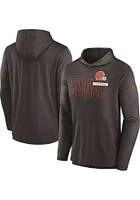 Nike Cleveland Browns Mens Brown DF LW Hood