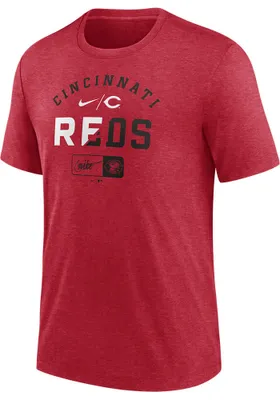 Nike Cincinnati Reds Red Review Slash Short Sleeve Fashion T Shirt