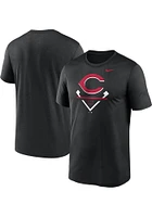 Nike Cincinnati Reds Black Icon Legend Short Sleeve T Shirt
