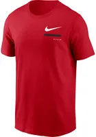 Nike Cincinnati Reds Red Over Shoulder Short Sleeve T Shirt