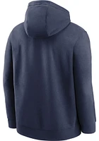 Nike Cleveland Guardians Mens Navy Blue Swoosh Neighborhood Long Sleeve Hoodie
