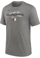 Nike Cleveland Guardians Grey We Are Team Short Sleeve Fashion T Shirt