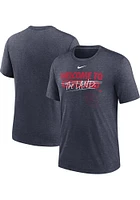Nike Cleveland Guardians Navy Blue Home Spin Short Sleeve Fashion T Shirt