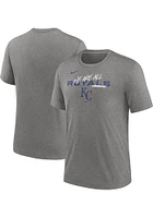 Nike Kansas City Royals Grey We Are Team Short Sleeve Fashion T Shirt