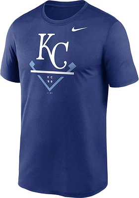 Nike Kansas City Royals Blue Icon Legend Design Short Sleeve T Shirt