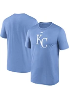 Nike Kansas City Royals Light Blue Large Logo Short Sleeve T Shirt