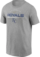 Nike Kansas City Royals Grey Team Engineered Short Sleeve T Shirt