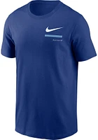 Nike Kansas City Royals Blue Over Shoulder Short Sleeve T Shirt