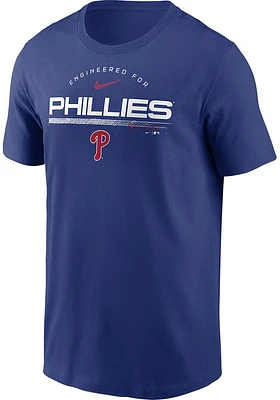Nike Philadelphia Phillies Team Engineered Short Sleeve T Shirt