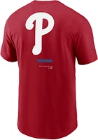 Nike Philadelphia Phillies Red Over Shoulder Short Sleeve T Shirt