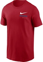 Nike Philadelphia Phillies Red Over Shoulder Short Sleeve T Shirt
