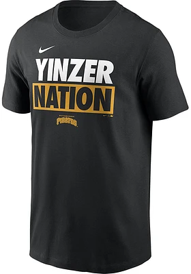 Nike Pittsburgh Pirates Black Rally Rule Short Sleeve T Shirt