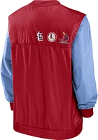 Nike St Louis Cardinals Mens White Rewind Warm Up Pullover Jackets