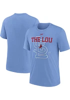 Nike St Louis Cardinals Light Blue Rewind Retro Short Sleeve Fashion T Shirt