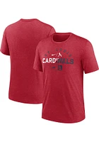 Nike St Louis Cardinals Red Review Slash Short Sleeve Fashion T Shirt