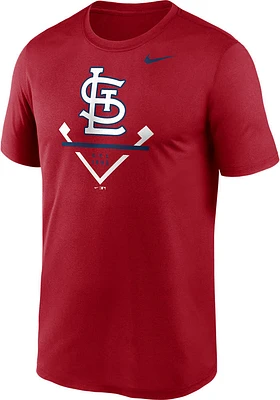 Nike St Louis Cardinals Red Icon Legend Logo Short Sleeve T Shirt