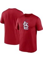 Nike St Louis Cardinals Red Large Logo Short Sleeve T Shirt