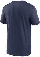 Nike St Louis Cardinals Navy Blue Large Logo Short Sleeve T Shirt