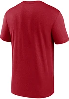 Nike St Louis Cardinals Red Wordmark Short Sleeve T Shirt