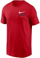 Nike St Louis Cardinals Red Over Shoulder Short Sleeve T Shirt