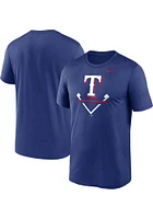 Nike Texas Rangers Blue Icon Legend Short Sleeve T Shirt