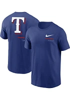 Nike Texas Rangers Blue Over Shoulder Short Sleeve T Shirt