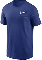 Nike Texas Rangers Blue Over Shoulder Short Sleeve T Shirt