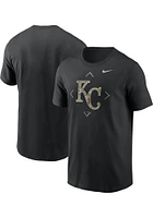 Nike Kansas City Royals Black Camo Short Sleeve T Shirt