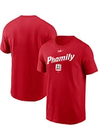 Nike Philadelphia Phillies Red Local Phamily Short Sleeve T Shirt