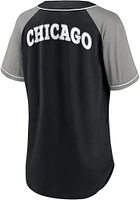 Chicago White Sox Womens Diva Fashion Baseball Jersey - Black
