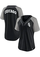 Chicago White Sox Womens Diva Fashion Baseball Jersey - Black