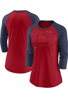 Nike St Louis Cardinals Womens Red Primetime LS Tee