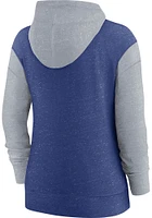 Nike Chicago Cubs Womens Blue Primetime Long Sleeve Full Zip Jacket