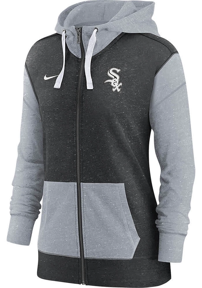 Nike Chicago White Sox Womens Black Primetime Long Sleeve Full Zip Jacket