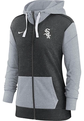 Nike Chicago White Sox Womens Black Primetime Long Sleeve Full Zip Jacket