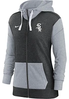 Nike Chicago White Sox Womens Black Primetime Long Sleeve Full Zip Jacket