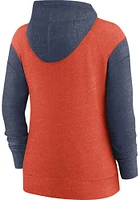 Nike Detroit Tigers Womens Orange Primetime Long Sleeve Full Zip Jacket
