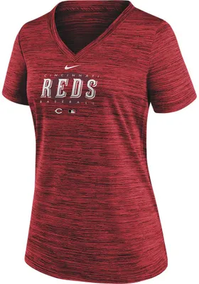 Nike Cincinnati Reds Womens Red Velocity T-Shirt