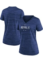 Nike Kansas City Royals Womens Blue Velocity Performance T-Shirt