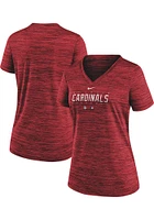 Nike St Louis Cardinals Womens Red Velocity T-Shirt