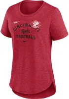 Nike Cincinnati Reds Womens Red Touch Short Sleeve T-Shirt