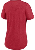 Nike Cincinnati Reds Womens Red Touch Short Sleeve T-Shirt