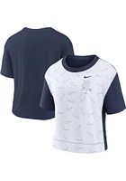 Nike Detroit Tigers Womens White Line Up Short Sleeve T-Shirt