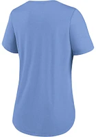 Nike Kansas City Royals Womens Light Blue Touch Short Sleeve T-Shirt