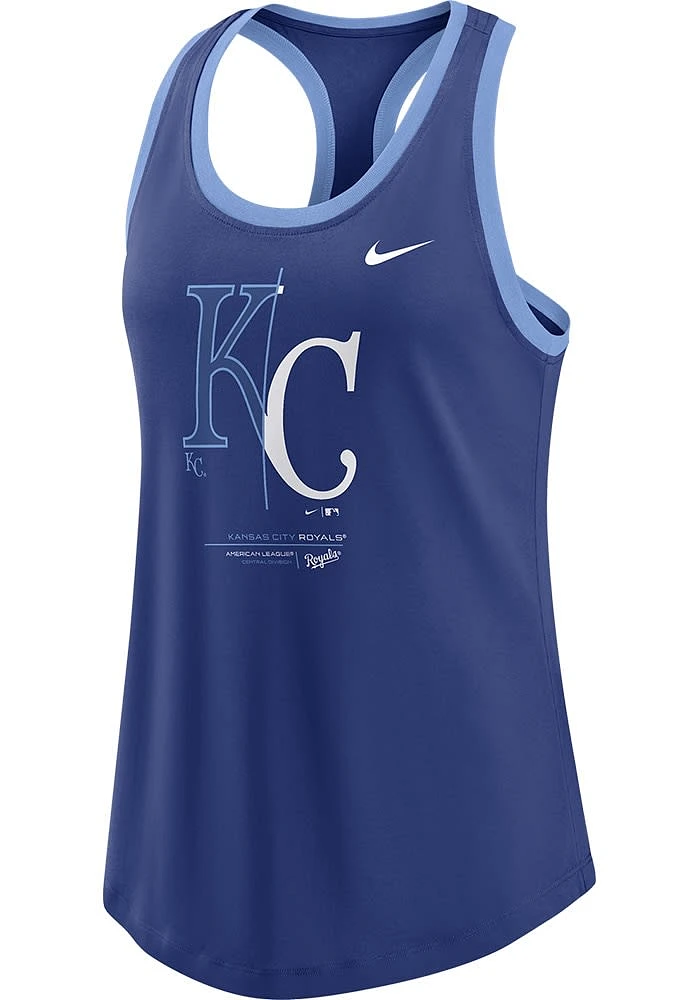 Nike Kansas City Royals Womens Blue Primetime Design Tank Top